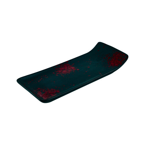 Zest Porcelain Kıvrık Kayık 21,5X12Cm -Oxy Red - 2