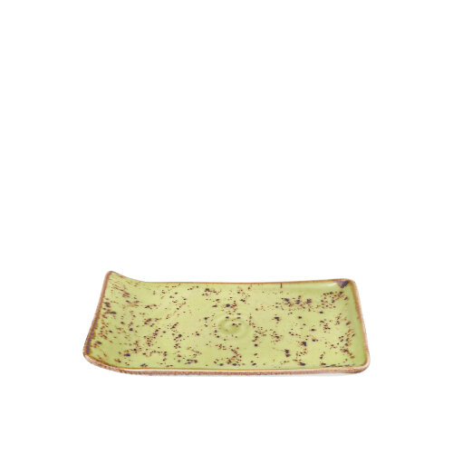 Tulu Porselen Kıvrık Kayık 21,5X12cm - Reactıve 77 Yeşil KV12KYR77 - TULU PORSELEN