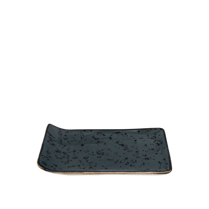 Tulu Porselen Kıvrık Kayık 21,5X12cm - Reactıve 96 Mavi KV12KYR96 - 1