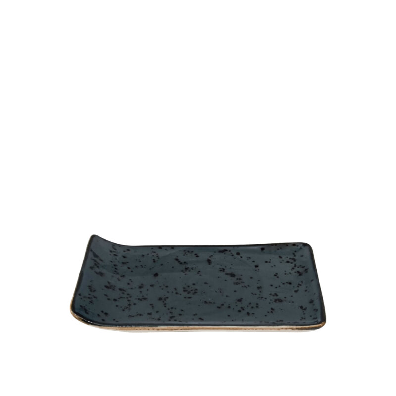 Zest Porcelain Kıvrık Kayık 21,5X12Cm -Paris K.Mavi - 1