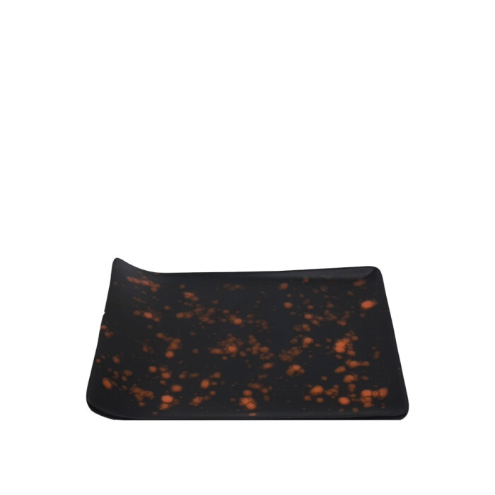 Zest Porcelain Kıvrık Kayık 21,5X18Cm -Oxy Orange - 1