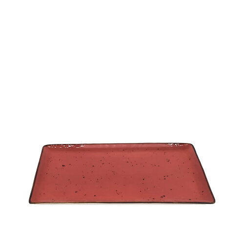 Tulu Porselen Kıvrık Kayık 21,5X18 cm - Reactıve 36 Kırmızı - TULU PORSELEN