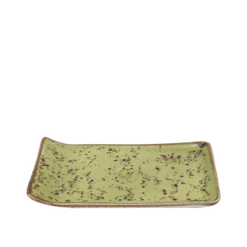 Tulu Porselen Kıvrık Kayık 21,5X18cm - Reactıve 77 Yeşil KV18KYR77 - TULU PORSELEN