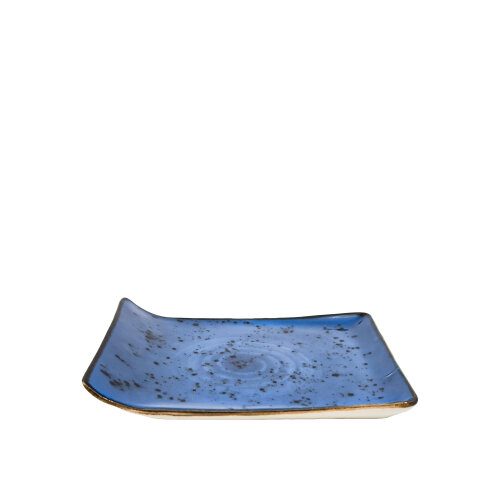 Tulu Porselen Kıvrık Kayık 21,5X18cm - Reactıve 93 Mavi KV18KYR93 - TULU PORSELEN