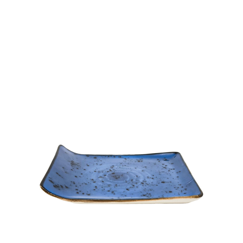 Zest Porcelain Kıvrık Kayık 21,5X18Cm -Paris Mavi - 1