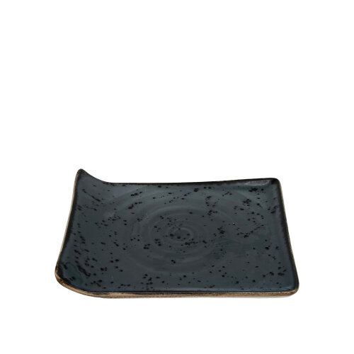 Tulu Porselen Kıvrık Kayık 21,5X18cm - Reactıve 96 Mavi KV18KYR96 - TULU PORSELEN