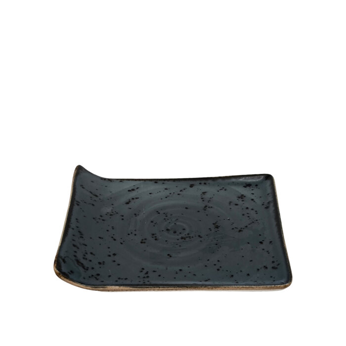 Tulu Porselen Kıvrık Kayık 21,5X18cm - Reactıve 96 Mavi KV18KYR96 - 1