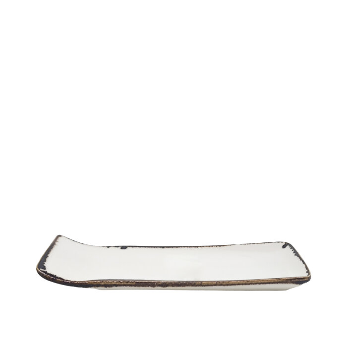 Tulu Porselen Kıvrık Kayık 21,5X9cm - Chocolate KV09KYCT47 - 1