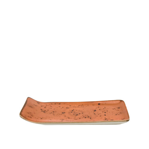Tulu Porselen Kıvrık Kayık 21,5X9cm - Reactıve 44 Turuncu KV09KYR44 - TULU PORSELEN