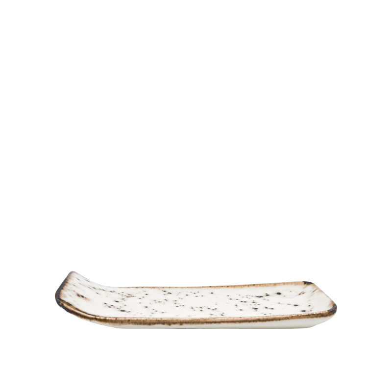 Zest Porcelain Kıvrık Kayık 21,5X9Cm -Paris Krem - 1