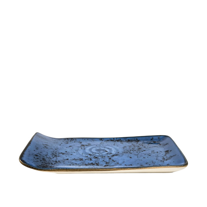 Tulu Porselen Kıvrık Kayık 21,5X9cm - Reactıve 93 Mavi KV09KYR93 - 1