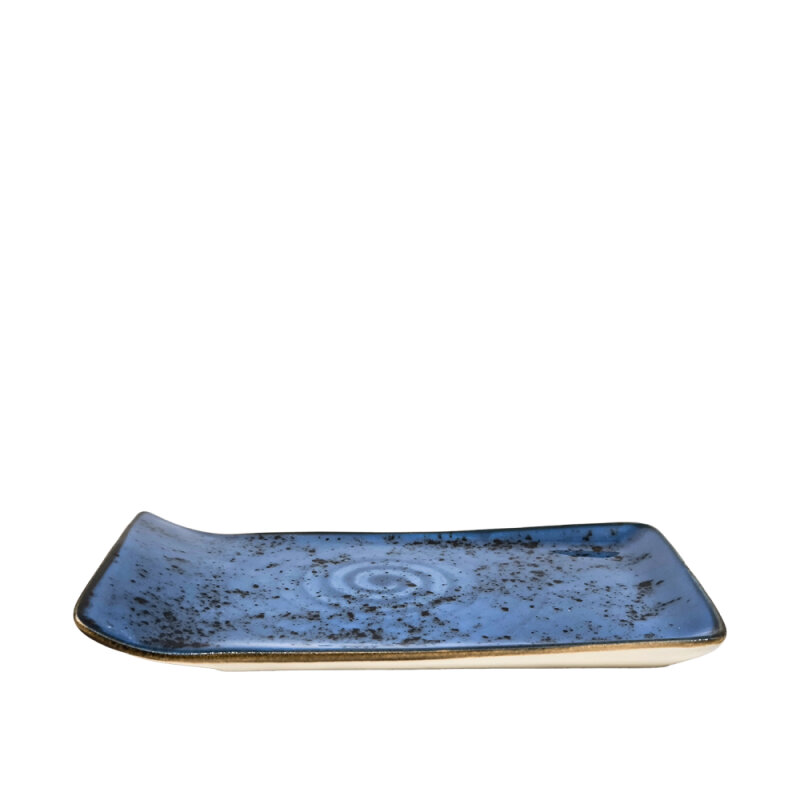 Zest Porcelain Kıvrık Kayık 21,5X9Cm -Paris Mavi - 1