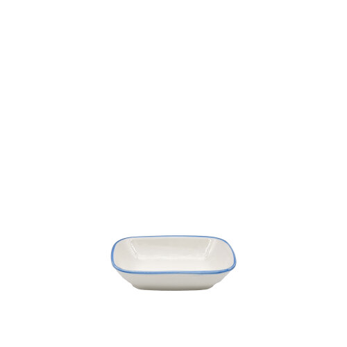 Tulu Porselen Klasik Kare Kayık 12 cm File 93 Mavi KL12KRF93 - TULU PORSELEN