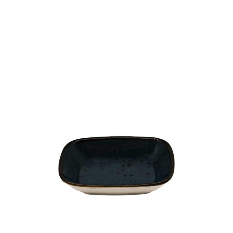 Zest Porcelain Klasik Kare Kayık 12Cm -Paris K.Mavi - 1