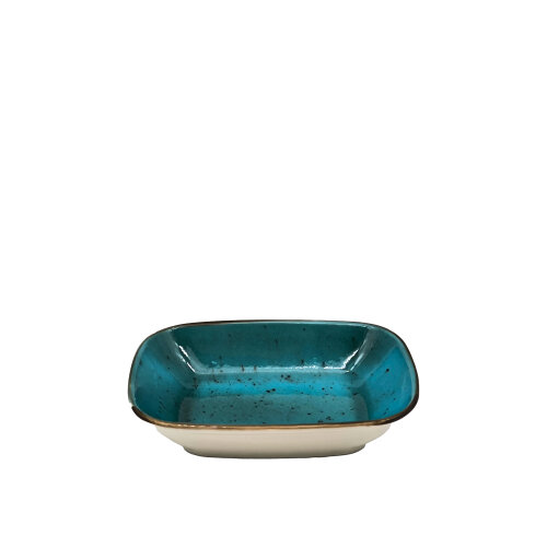 Zest Porcelain Klasik Kare Kayık 17 Cm -Paris Turkuaz - ZEST PORCELAIN