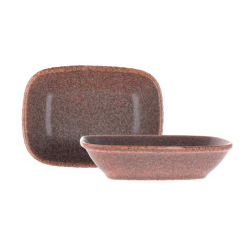 Zest Porcelain Klasik Kare Kayık 17Cm -Element Red - ZEST PORCELAIN