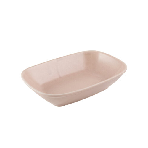 Zest Porcelain Klasik Kare Kayık 17Cm -Velour Pudra - ZEST PORCELAIN