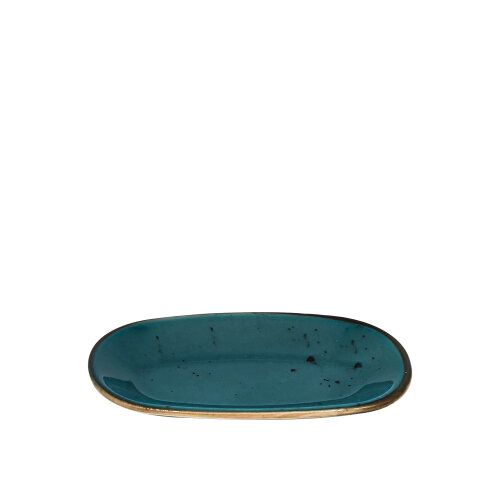 Zest Porcelain Klasik Kayık 15Cm-Paris Turkuaz - ZEST PORCELAIN