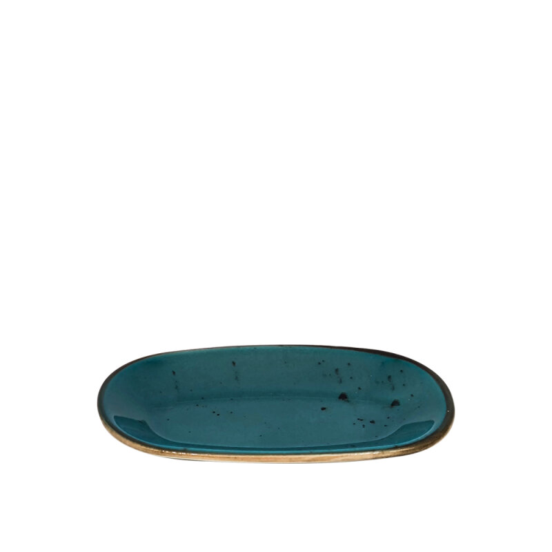 Zest Porcelain Klasik Kayık 15Cm-Paris Turkuaz - 1