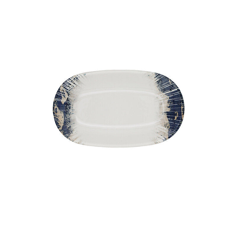 Zest Porcelain Klasik Kayık 15Cm X 9Cm-Aral - 1
