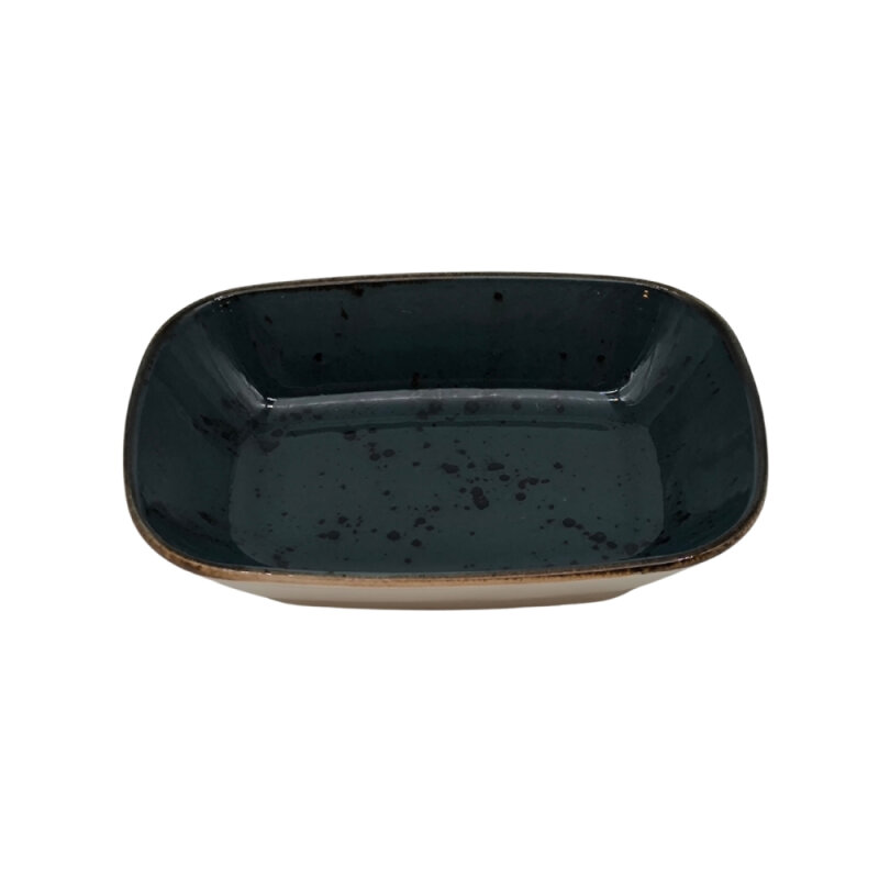 Zest Porcelain Klasik Kare Kayık 20 Cm-Paris K.Mavi - 1