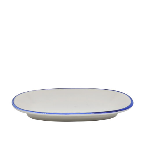 Zest Porcelain Klasik Kayık 26 Cm -Riva Mavi - ZEST PORCELAIN