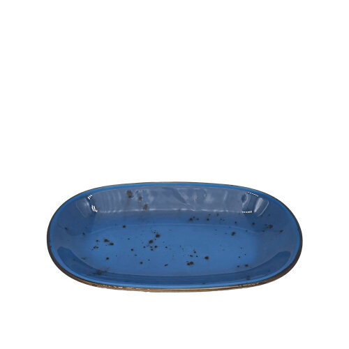 Zest Porcelain Klasik Kayık 26Cm X 14,5Cm -Paris Mavi - ZEST PORCELAIN