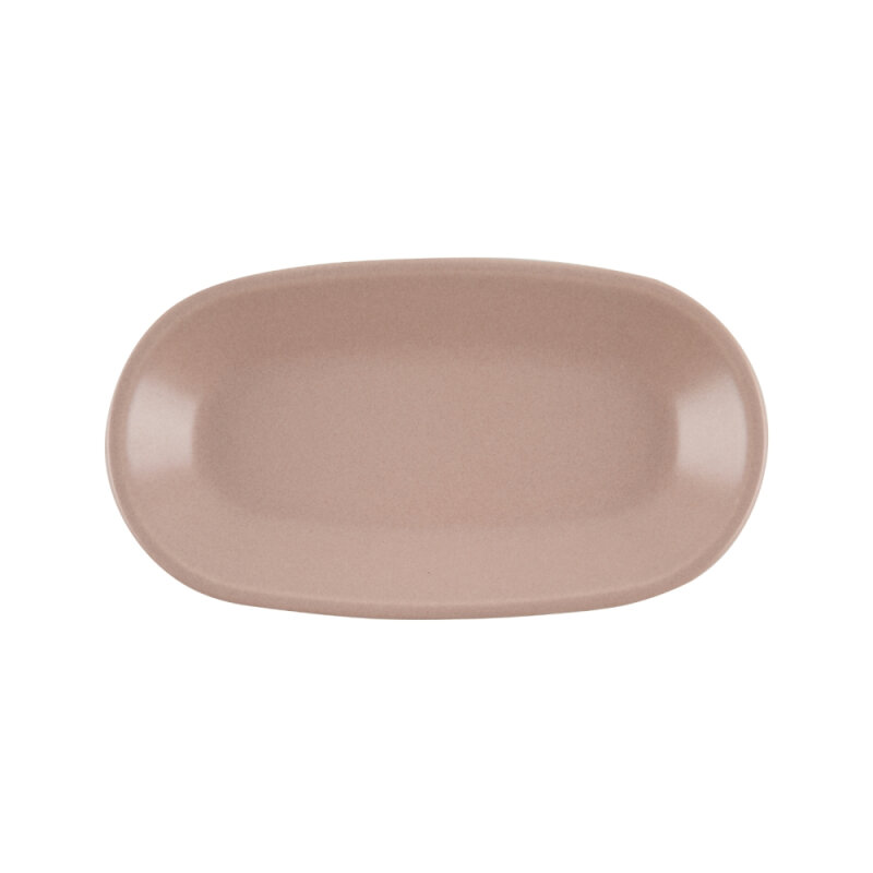 Zest Porcelain Klasik Kayık 26Cm X 14,5Cm -Velour Pudra - 1