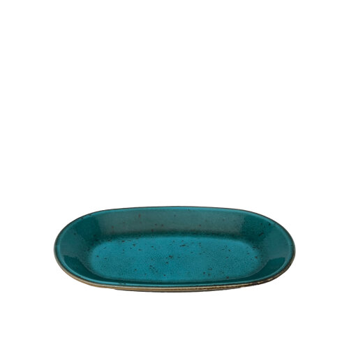 Zest Porcelain Klasik Kayık 29Cm X 17Cm -Paris Turkuaz - ZEST PORCELAIN