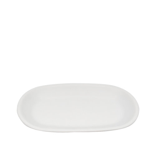 Tulu Porselen Klasik Kayık 29cm X 17cm Saten Beyaz KL29KYST01 - TULU PORSELEN