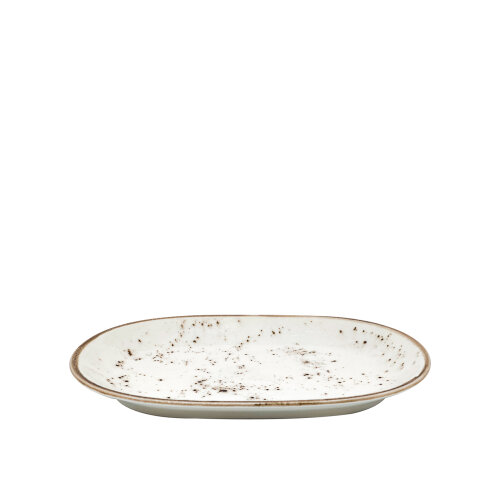 Zest Porcelain Klasik Kayık 32Cm X 20Cm -Paris Krem - ZEST PORCELAIN