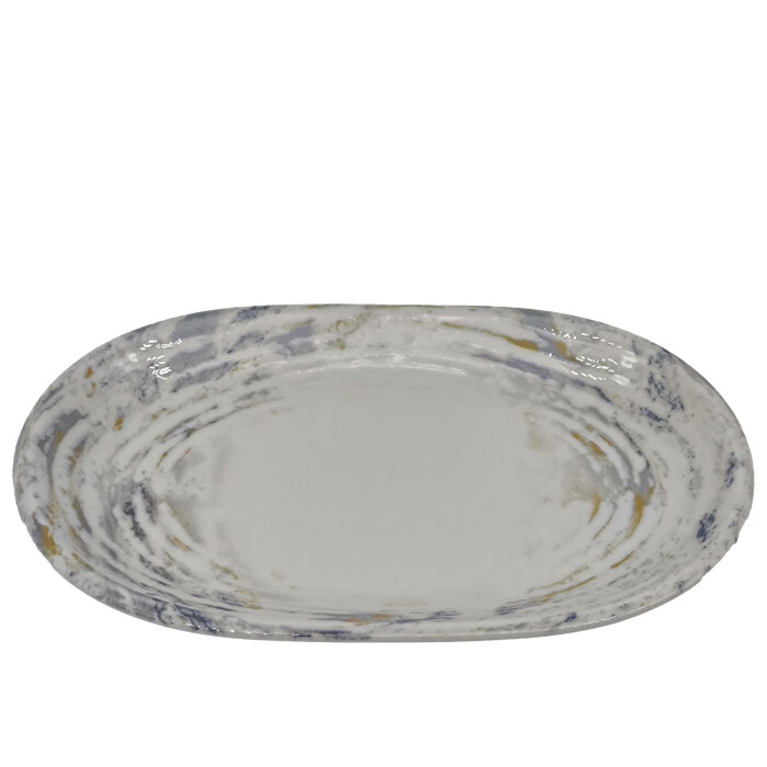 Zest Porcelain Klasik Kayık 32Cm X 20Cm-Lena - 1