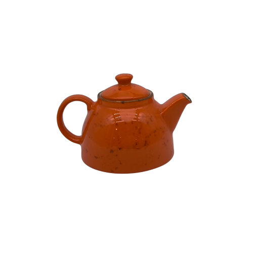 Zest Porcelain Klasik Küçük Demlik -Paris Turuncu - ZEST PORCELAIN