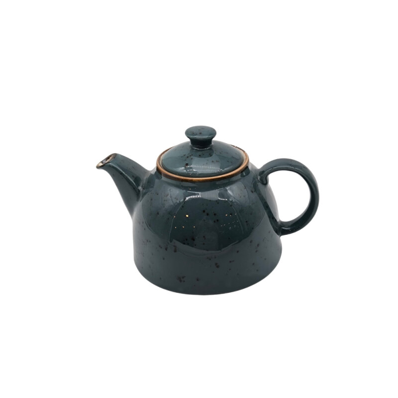 Zest Porcelain Klasik Küçük Demlik -Paris K.Mavi - 1