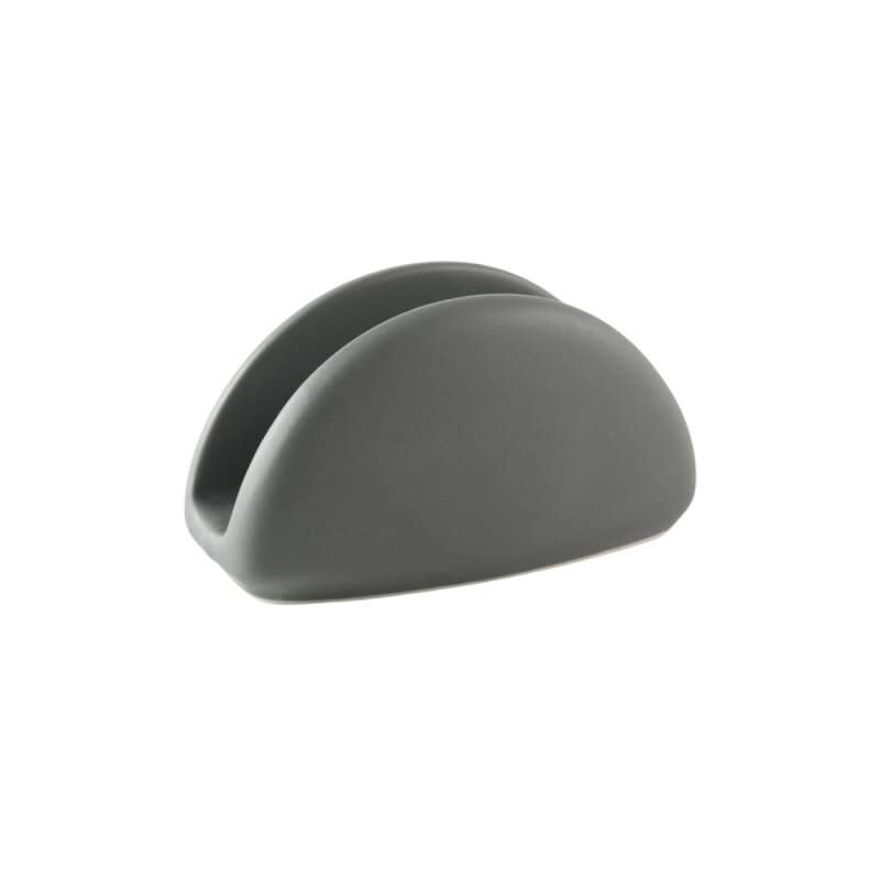 Zest Porcelain Klasik Peçetelik -Velour Gri - 2