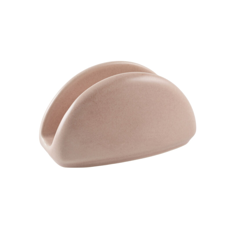 Zest Porcelain Klasik Peçetelik -Velour Pudra - 1