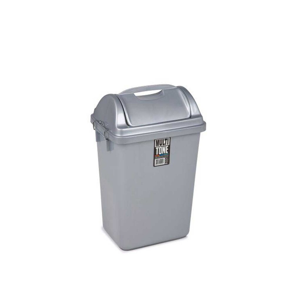 Bora Plastik Köşeli Ç. K İtmeli Çöp Kovası No:4