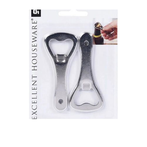 KPM BOTTLE ŞİŞE AÇICI METAL 9CM 2 PRÇ (277254) - KOOPMAN