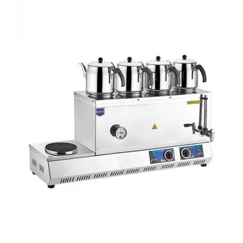 Kristal 85 Kahveci Takımı Elek.58 Ltr 4 Demlikli - REMTA