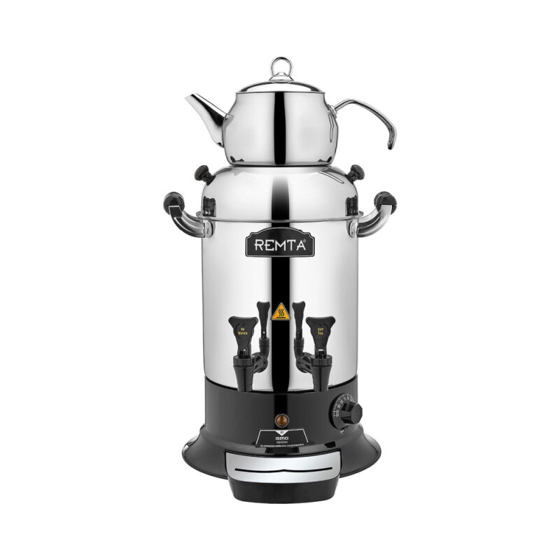 Kristal Maxi Çift Demlikli Çay Makinası 16 Lt - 1