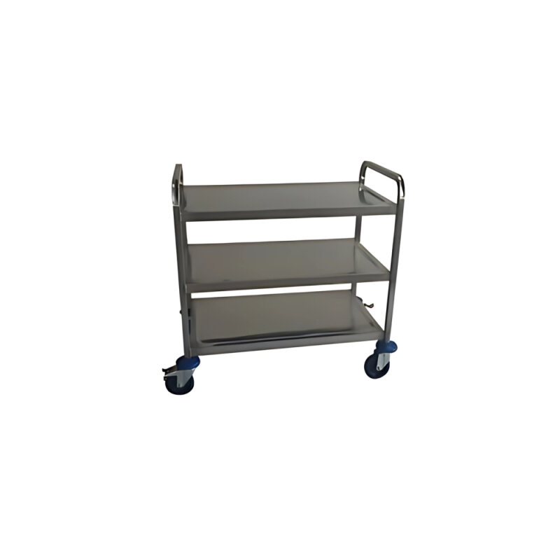 Krom Servis Arabası 3 Katlı (U:90 G:55 Y:90) - 1