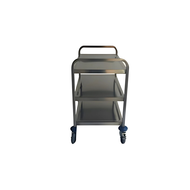 Krom Servis Arabası 3 Katlı (U:90 G:55 Y:90) - 2