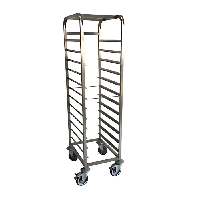 KROM TEPSİ TAŞIMA ARABASI 1/1 12 KATLI (32,5X53) - 1