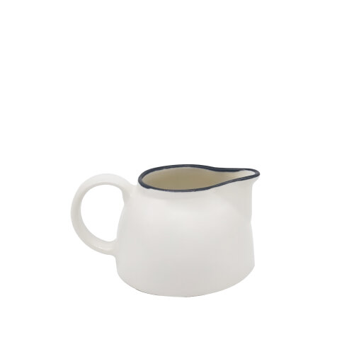 Zest Porcelain Kulplu Sütlük 285Cc 13Cm -Riva Siyah - ZEST PORCELAIN