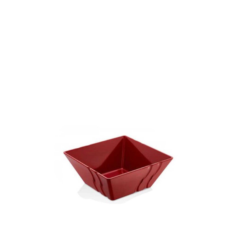 Külsan Gastro Boutique Luxor 19X19 cm Köşeli Kase Kırmızı 23019.R - 2