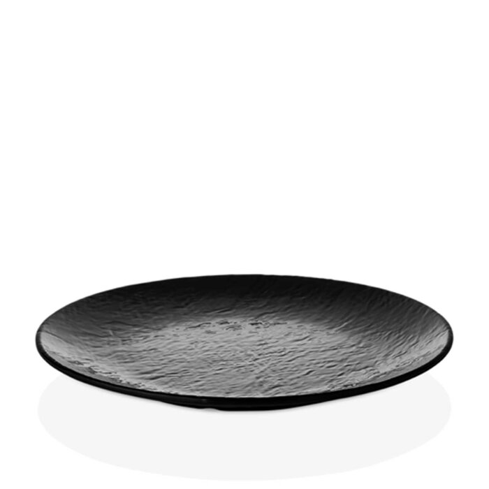 Külsan Thermoset Tilda Black 40 cm Düz Tabak 11940.BL - 1