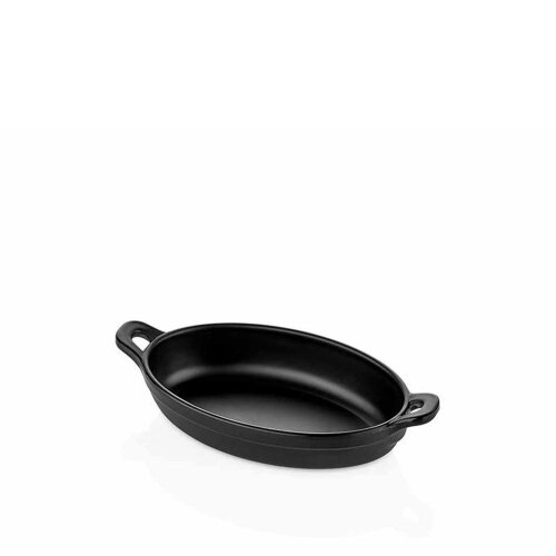 Külsan Gastro Boutique Mini Oval Pan 15 X 8 cm Siyah 24016.BL - KÜLSAN