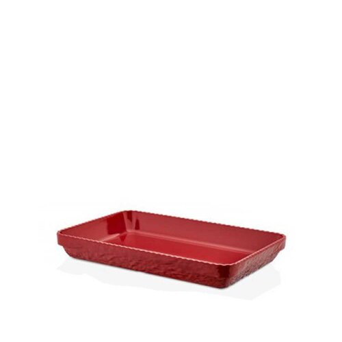 Külsan Gastro Boutique Dikdörtgen Küvet Kırmızı 40X26 cm 21140.R - KÜLSAN