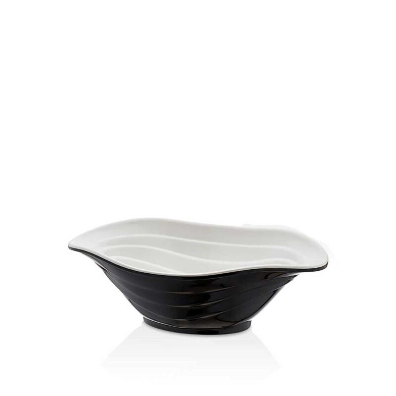 Külsan Gastro Boutique Düet Kase 23X16 cm Siyah-Beyaz 18023.CWBL - 1