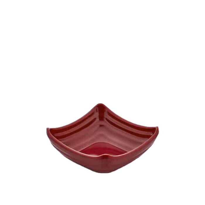 Külsan Thermoset Ramekin Minimal Kare Kase 100 Ml3,3 Oz Bordo 13100.R - 1